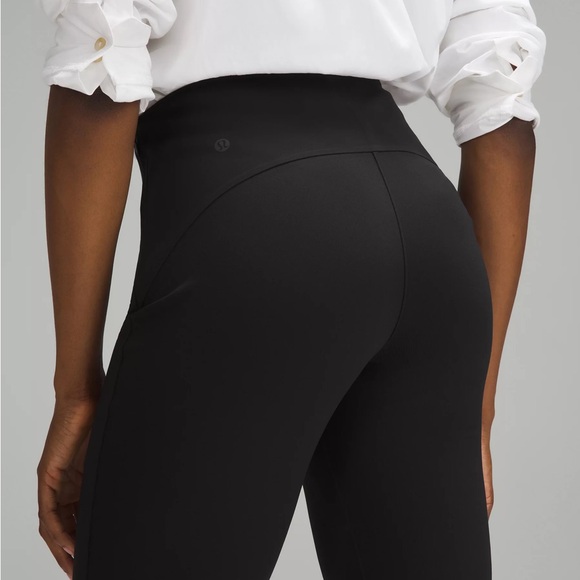 NWT Lululemon Smooth Fit Pull-On High-Rise Pant Regular, Black, Size 4 - Picture 2 of 9